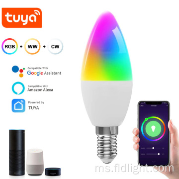 Lampu Mentol Boleh Dimalapkan Berbilang Warna Berubah Warna RGB